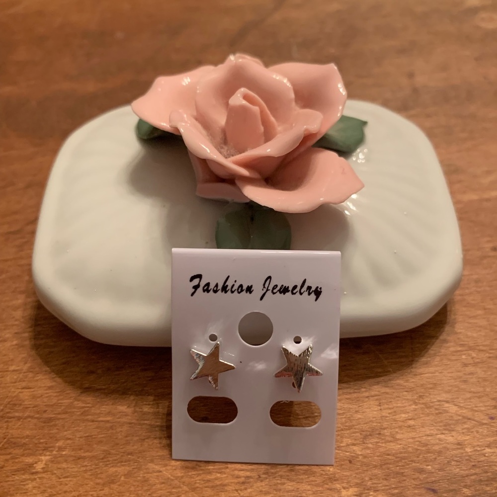 Fashion Earrings - Silver Stars